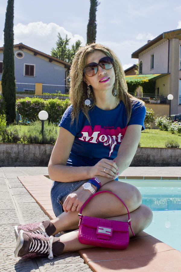 La Fashion Cristina Lodi con t-shirt Blomor