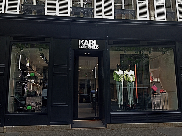 Karl Lagerfeld in Paris