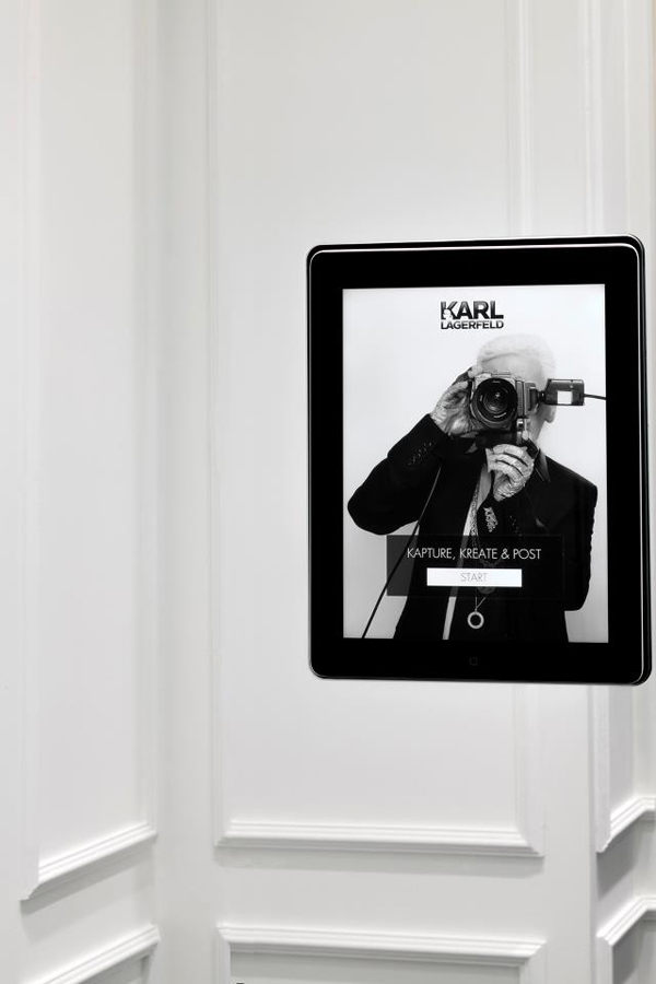 boutique interattiva- Karl Lagerfeld 