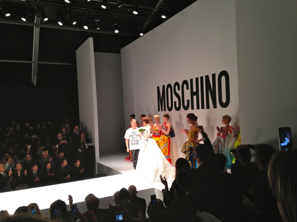 gran finale, fashion show moschino