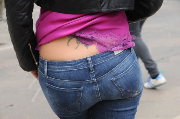 Cristina Lodi, CristinaEffe, jeans Roy Roger's, tatoo